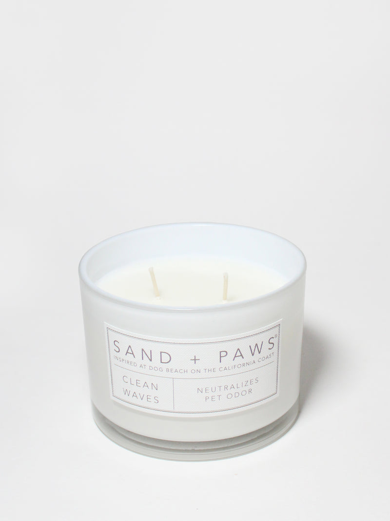 Sand + Paws Clean Waves 12 oz scented candle