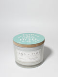 Sand + Paws Gardenia 12 oz scented candle
