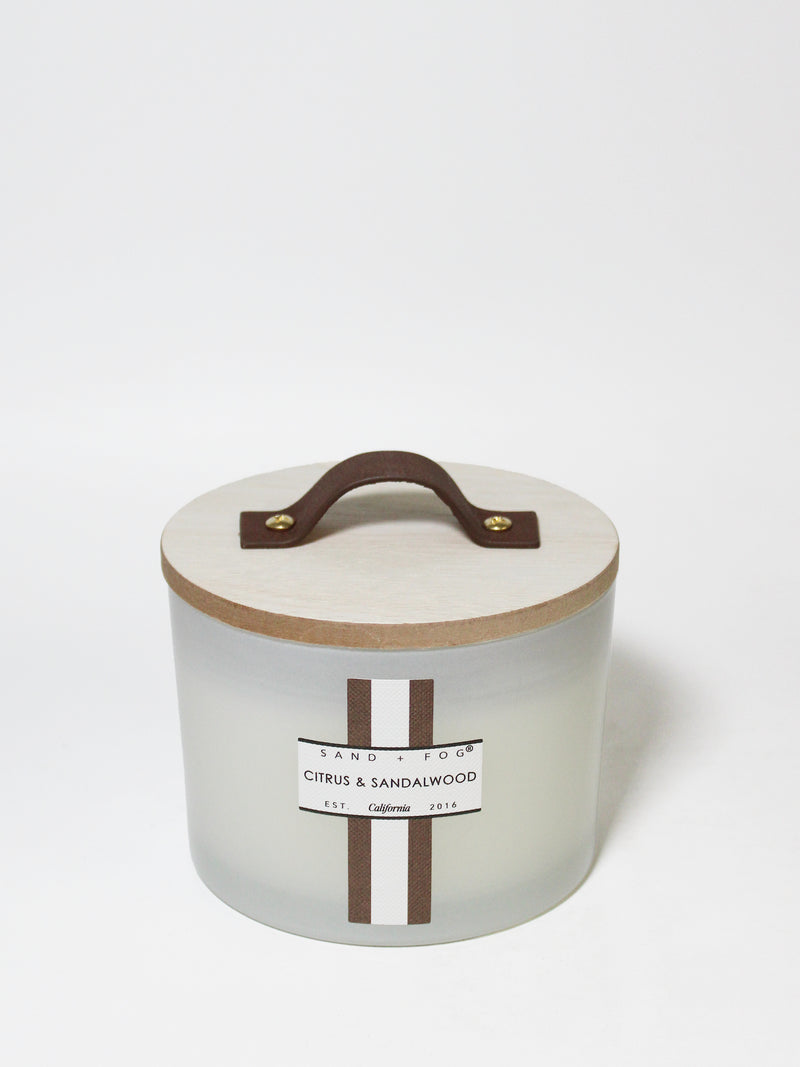 Citrus & Sandalwood 12 oz scented candle