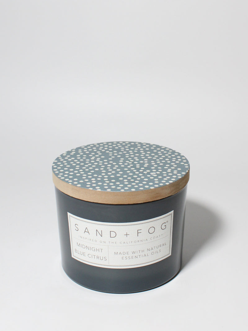 Midnight Blue Citrus 12 oz scented candle