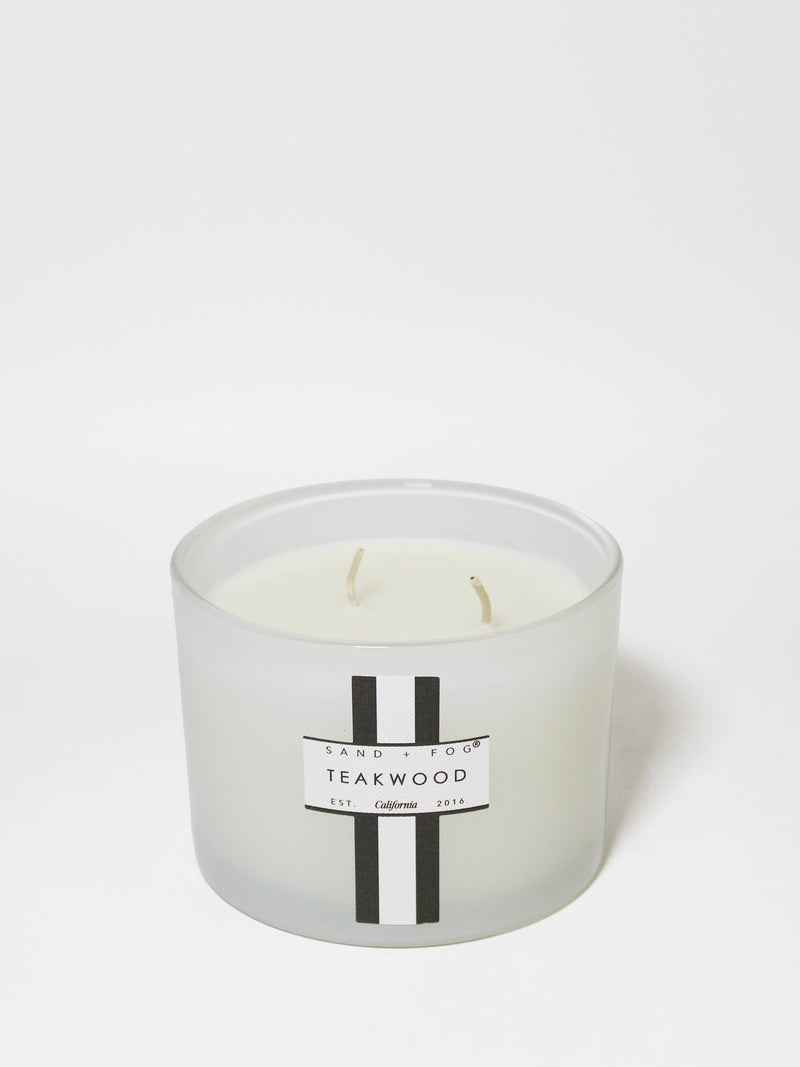 Teakwood 12 oz scented candle