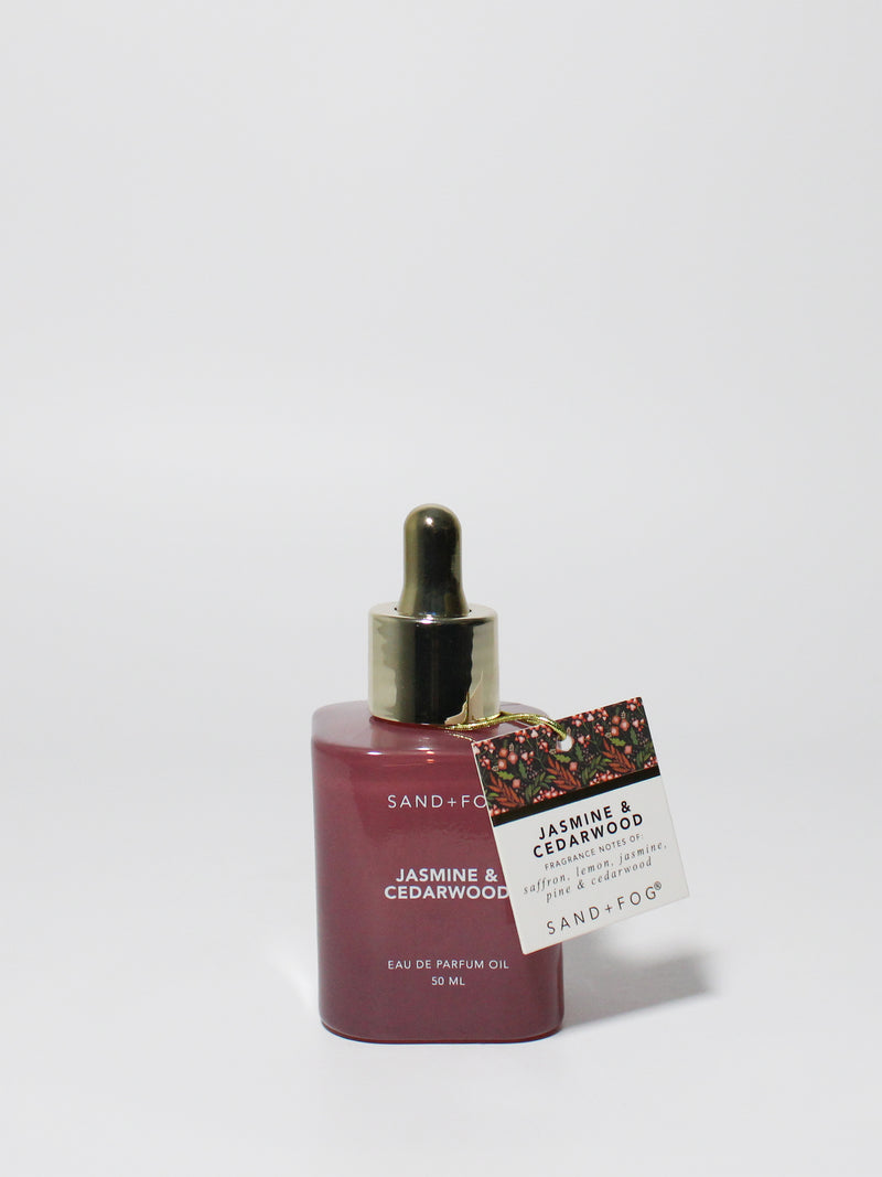 Jasmine & Cedarwood 50 ml Perfume Oil Dropper