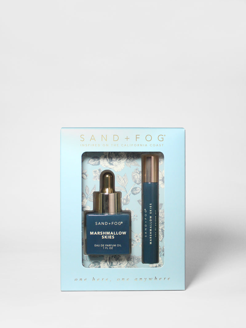 Perfume Oil Rollerball and Perfume Dropper Set - Marshmallow Skies